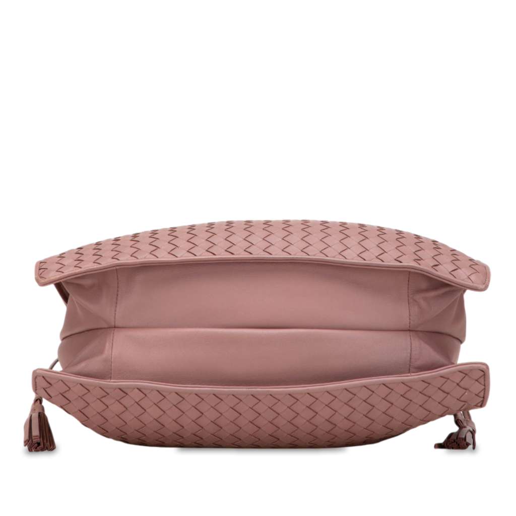 Bottega Veneta Medium Nappa Intrecciato Tassel Drawstring Crossbody - 3