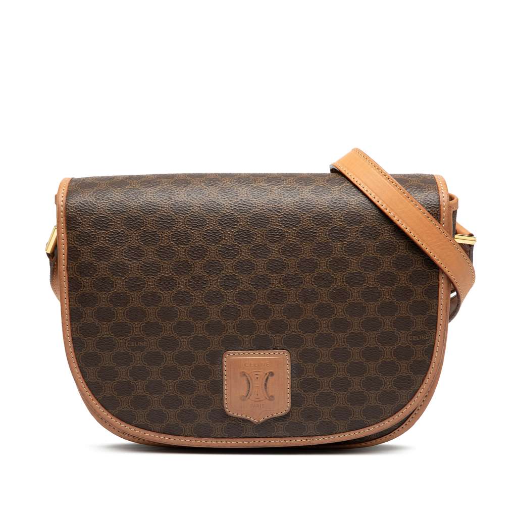 Celine Macadam Coated Canvas Crossbody