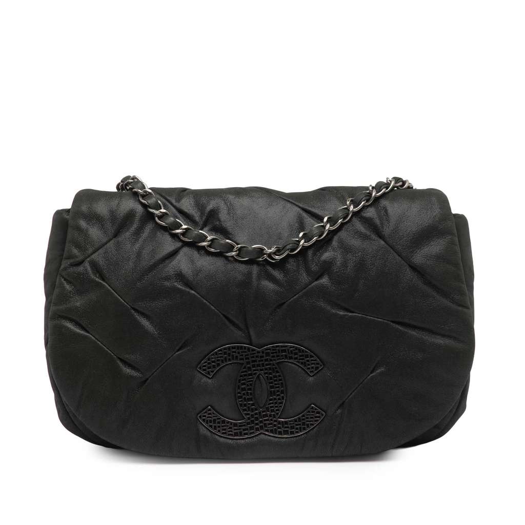 Chanel Iridescent Calfskin East Glint Flap