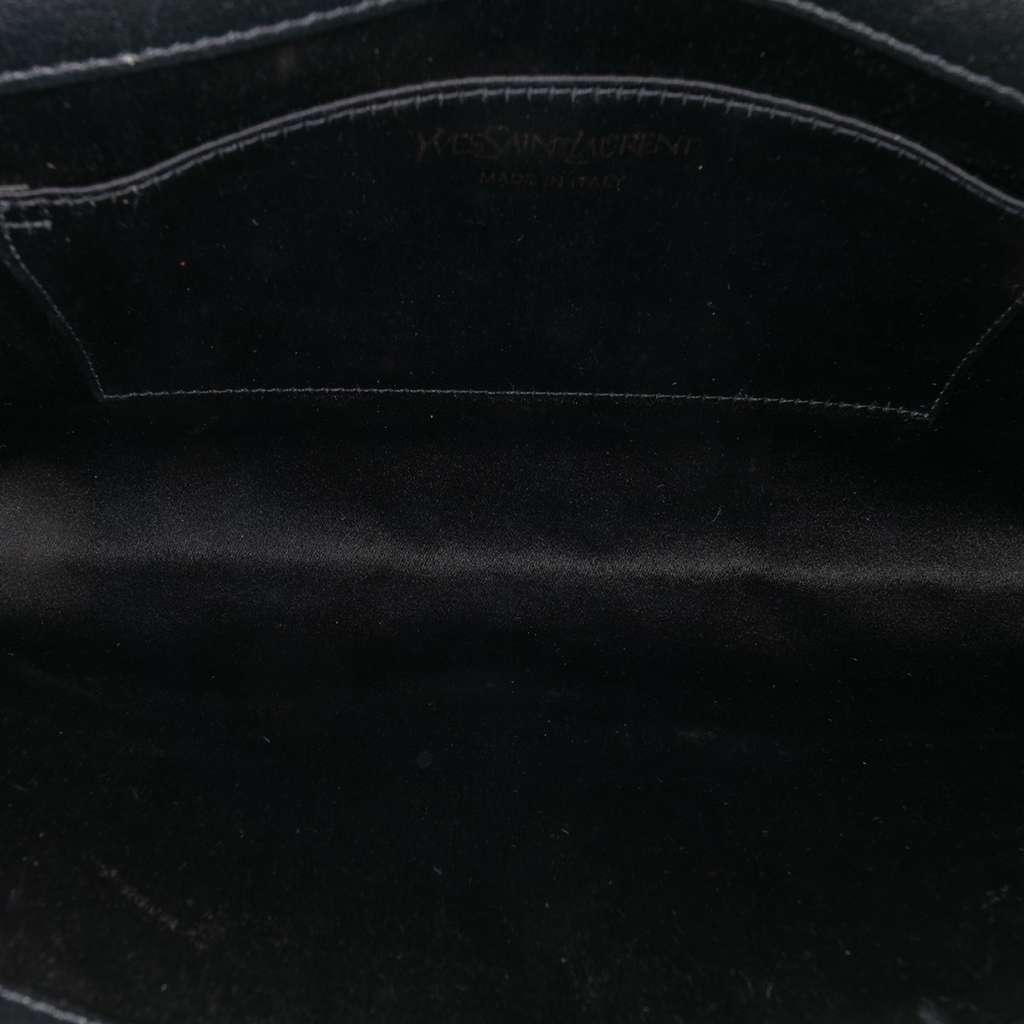 Saint Laurent Large Calfskin Monogram Belle De Jour Clutch - 4