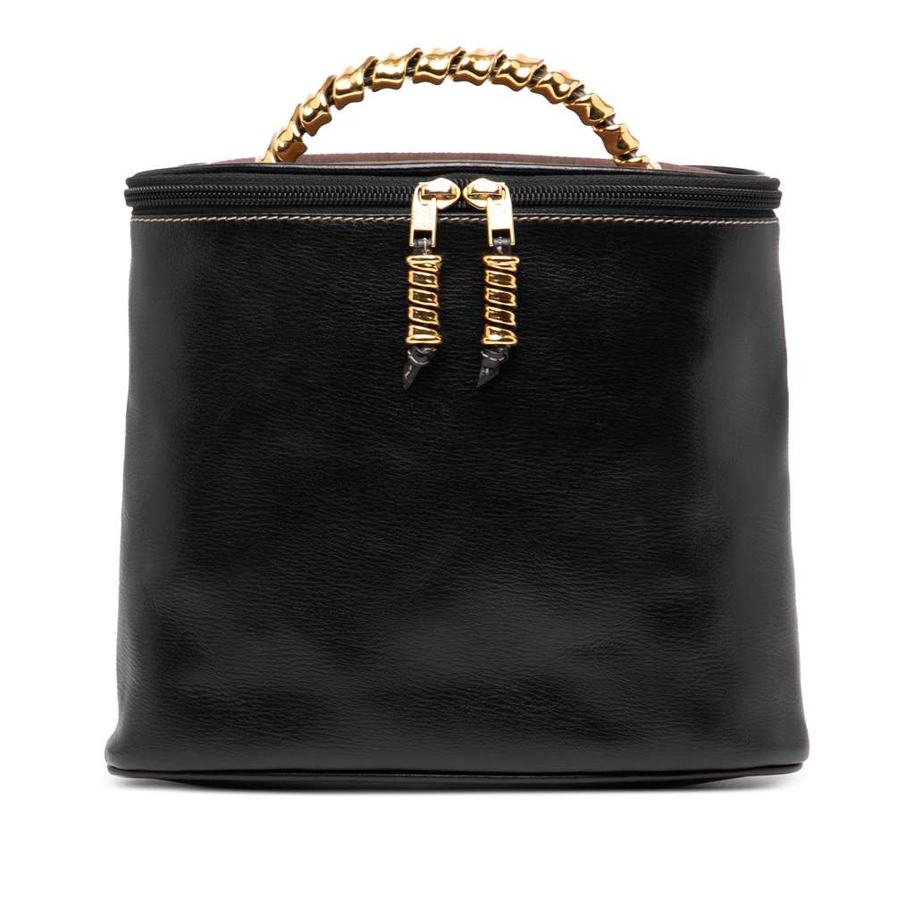 Loewe Leather Velasquez Twist Vanity Bag