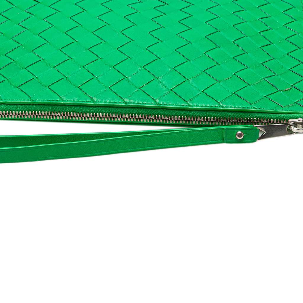 Bottega Veneta Intrecciato Leather Clutch - Image 12