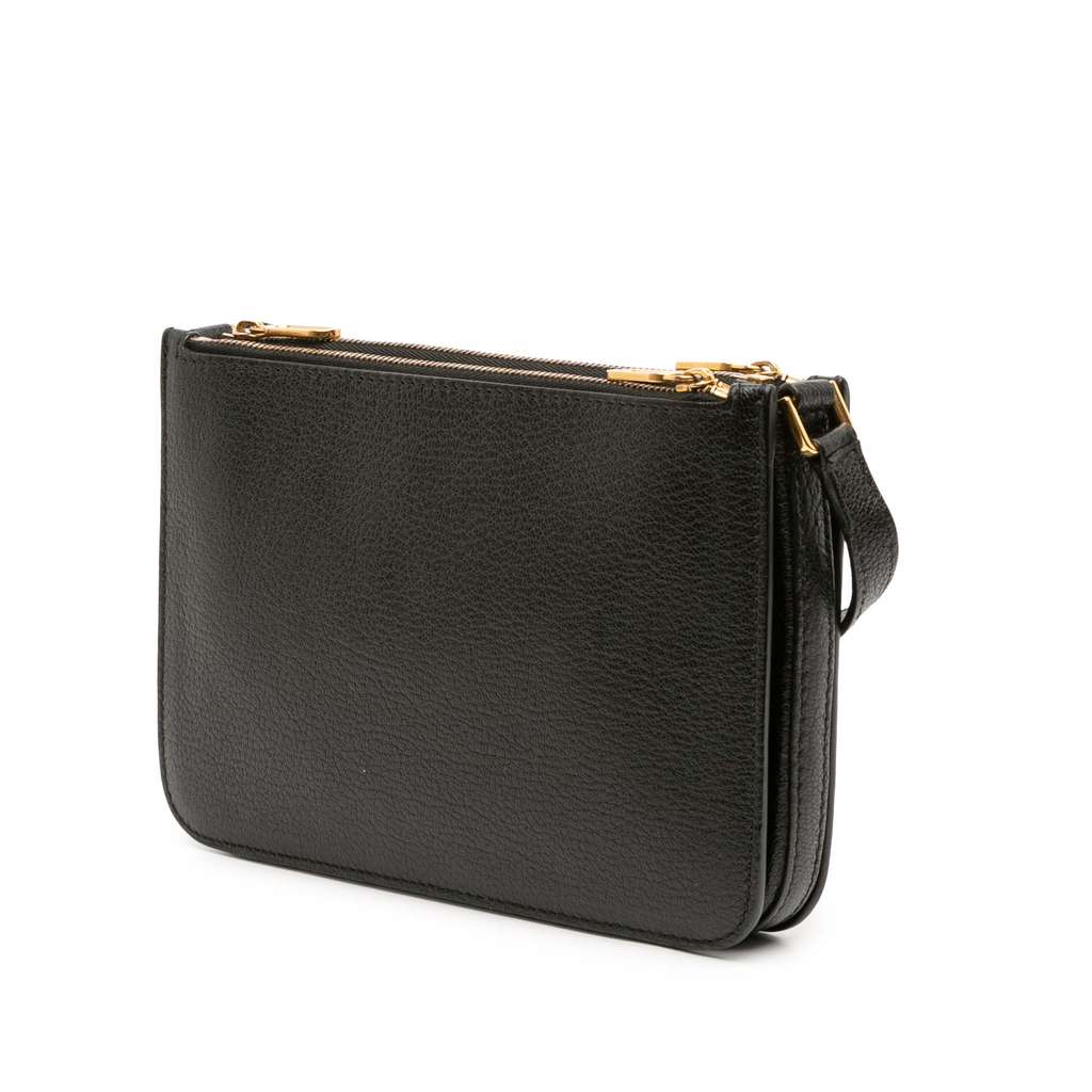 Burberry Leather Crossbody - Back view