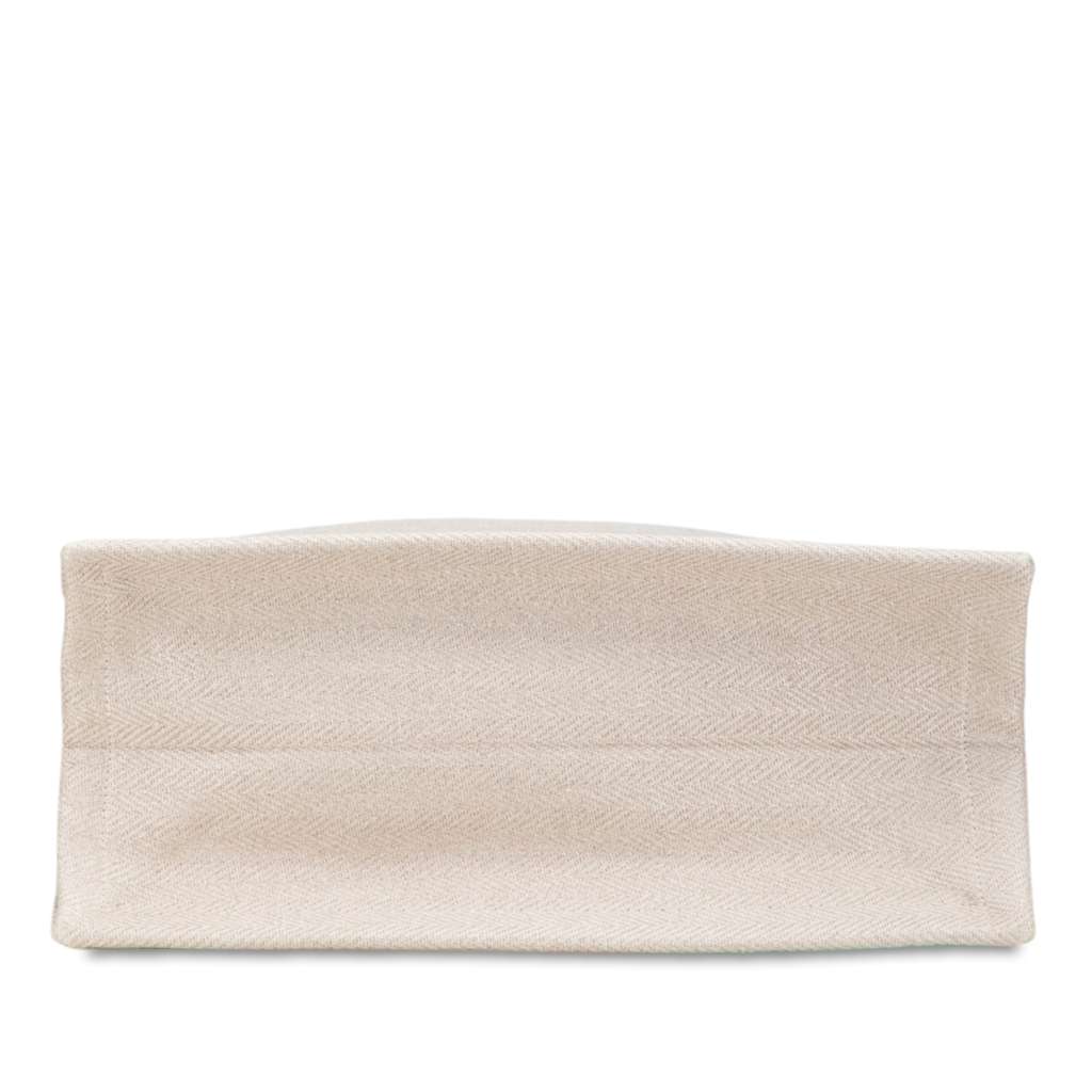 Saint Laurent Canvas Rive Gauche North South Tote - 3