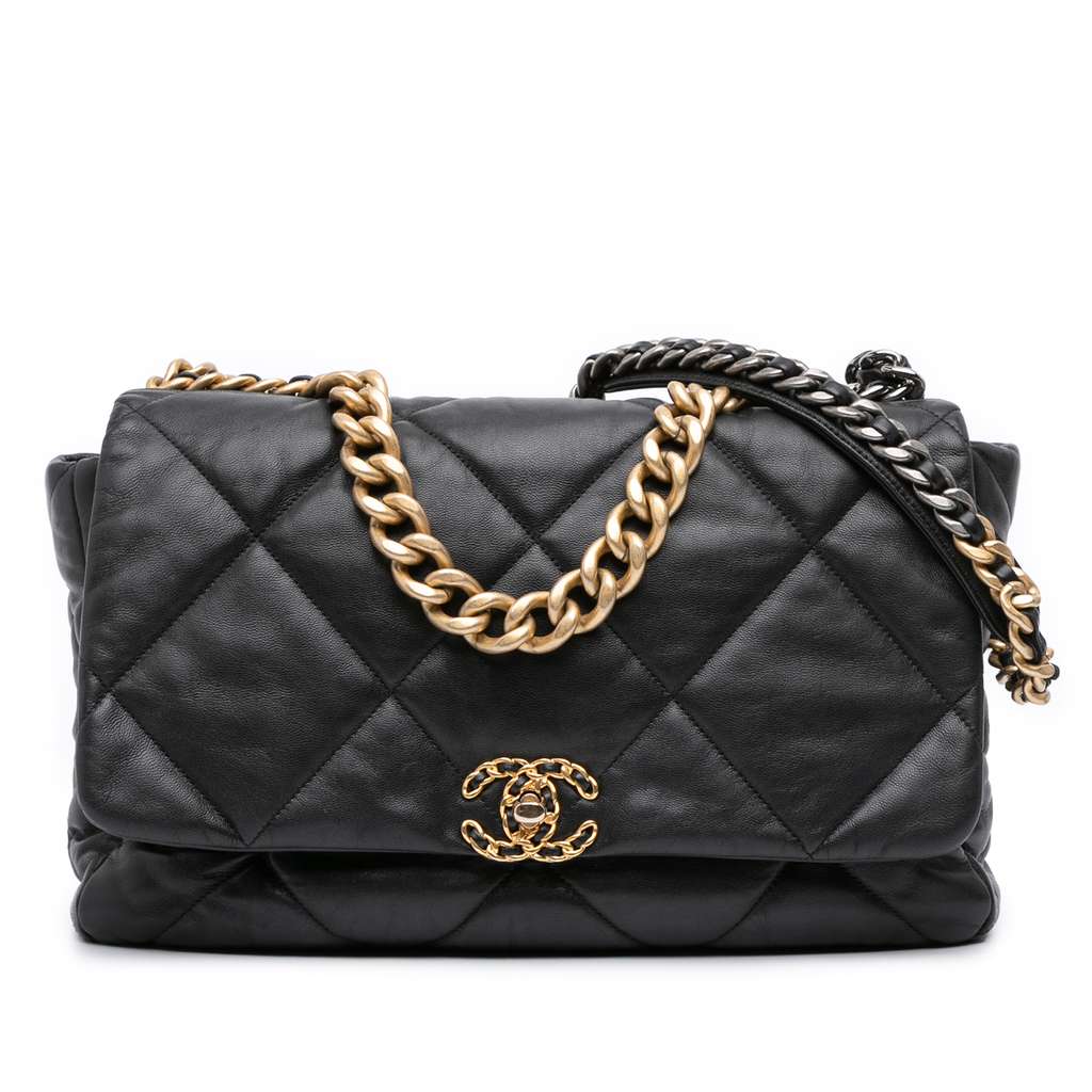 Chanel Maxi Lambskin 19 Flap
