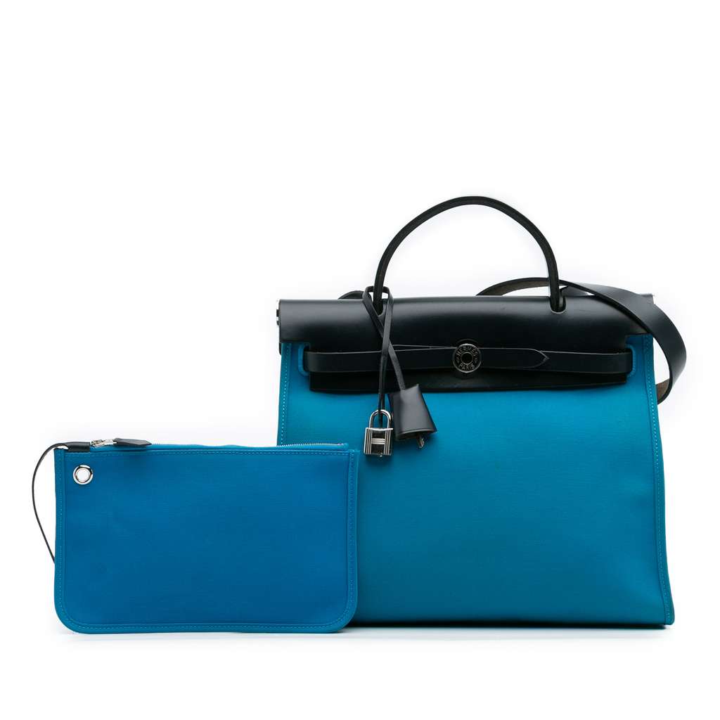 Hermès Toile Herbag Zip 31 - Image 13