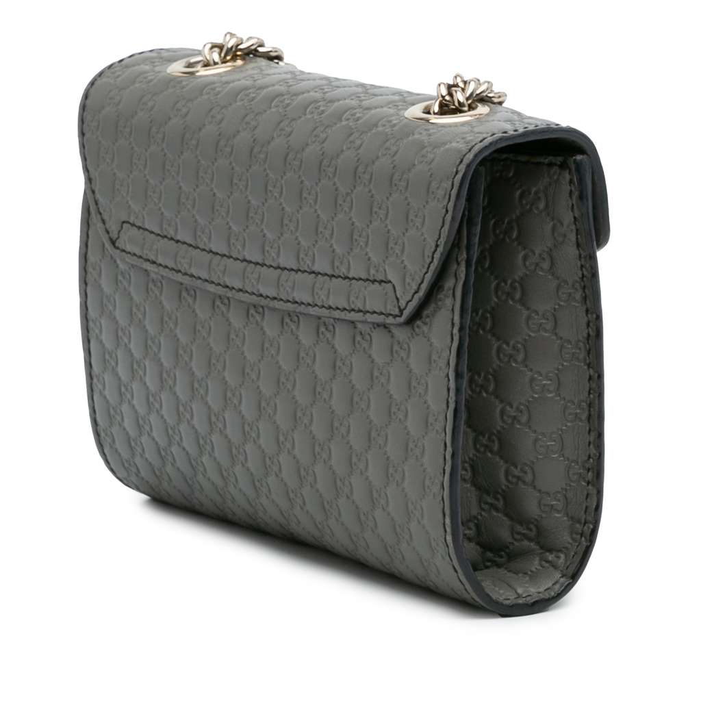Gucci Mini Microguccissima Emily Crossbody - Back view