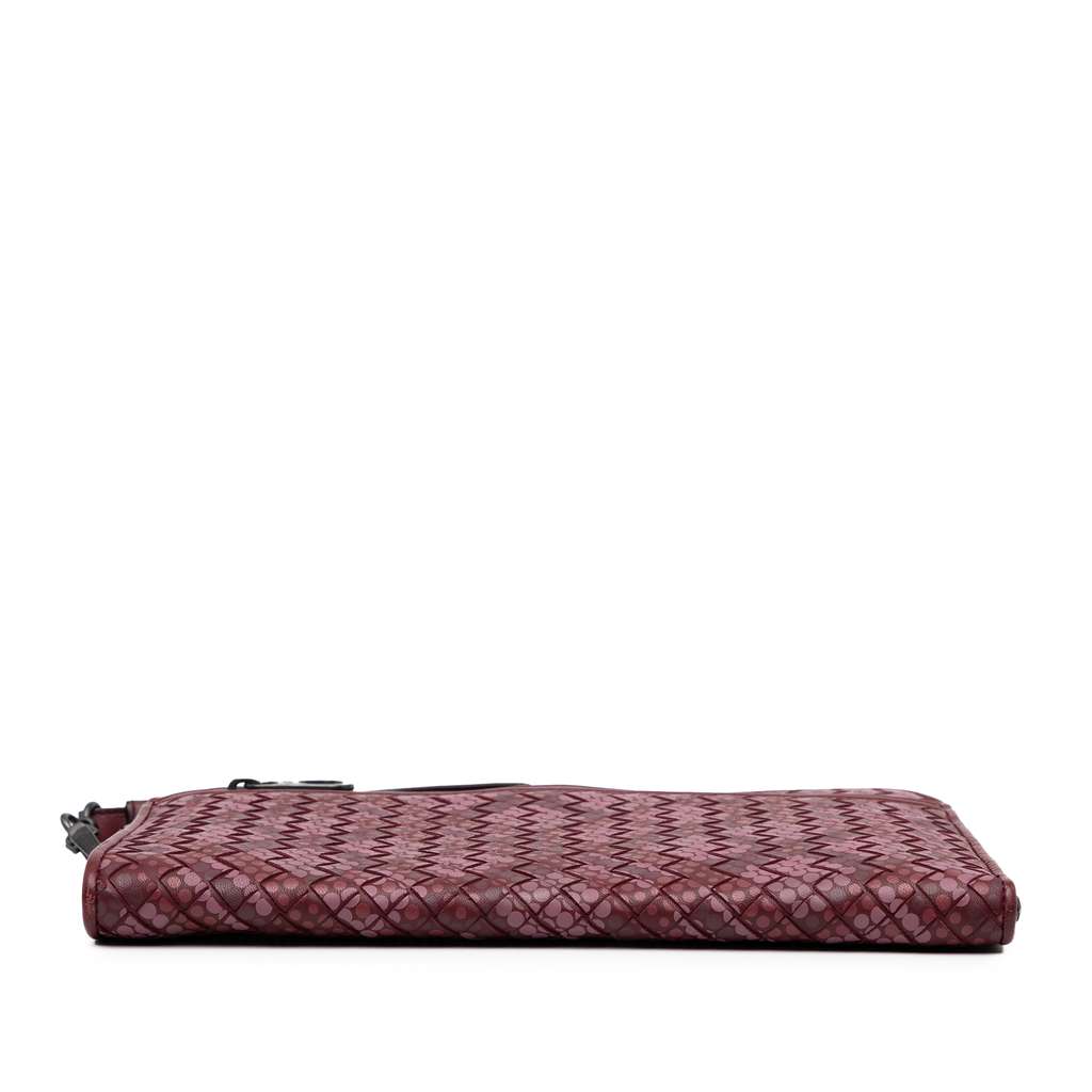 Bottega Veneta Calfskin Intrecciato Dot Document Case - Image 6