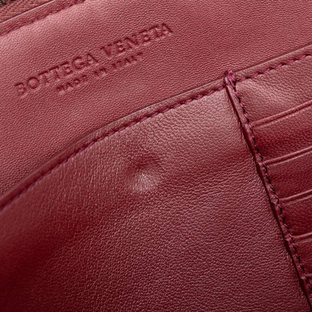 Bottega Veneta Calfskin Intrecciato Dot Document Case - Detail 2