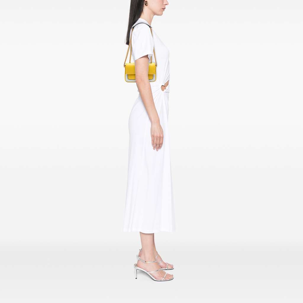 Fendi Mini Bicolor Nappa Apolo Chain Baguette Shoulder Bag - Detail 2