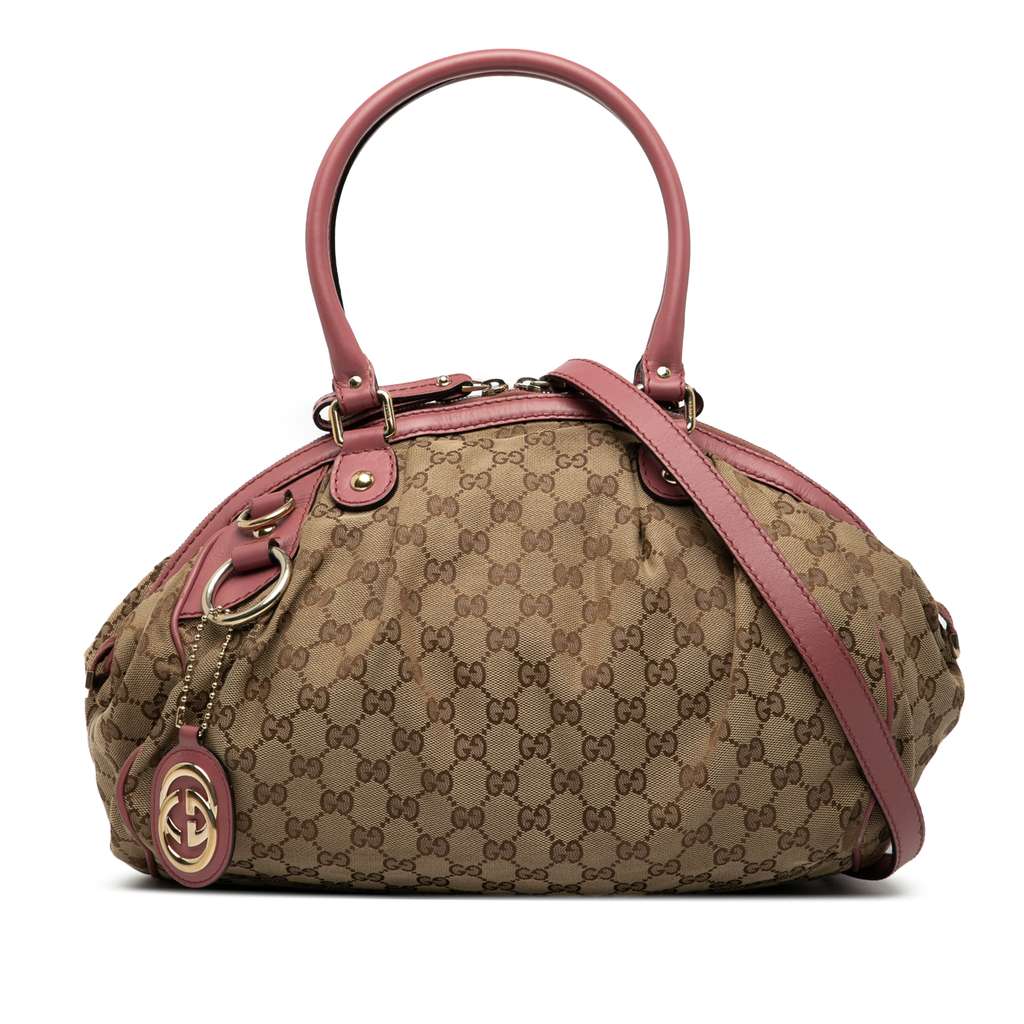 Gucci GG Canvas Sukey Satchel
