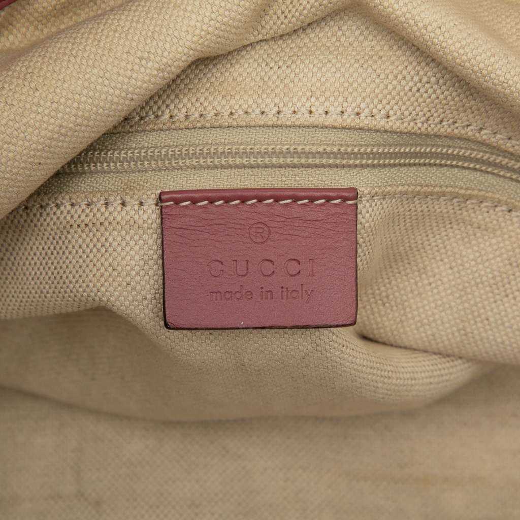 Gucci GG Canvas Sukey Satchel - Side view