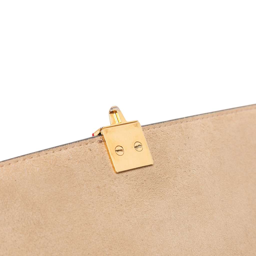 Fendi Medium FF 1974 Embossed Leather Kan I Satchel - Detail 2