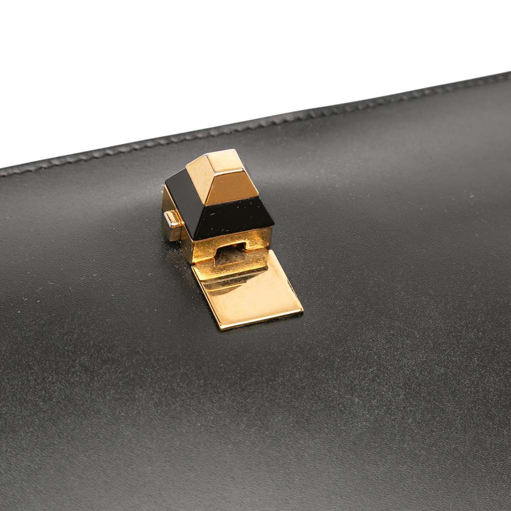 Fendi Medium FF 1974 Embossed Leather Kan I Satchel - Image 10