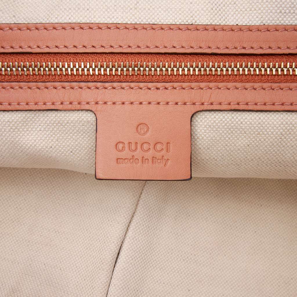 Gucci GG Canvas Heart Bit Satchel - 5