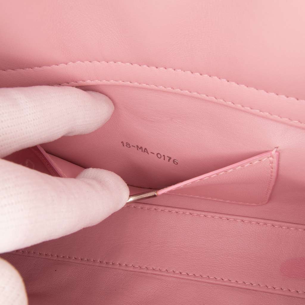 Dior Medium Lambskin Cannage Lady D Joy - Side view