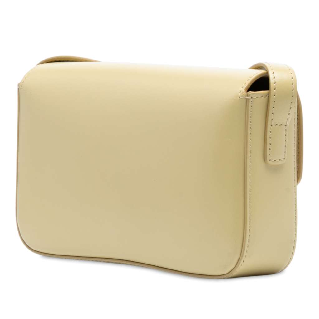 Celine Shiny Calfskin Claude Shoulder Bag - Back view