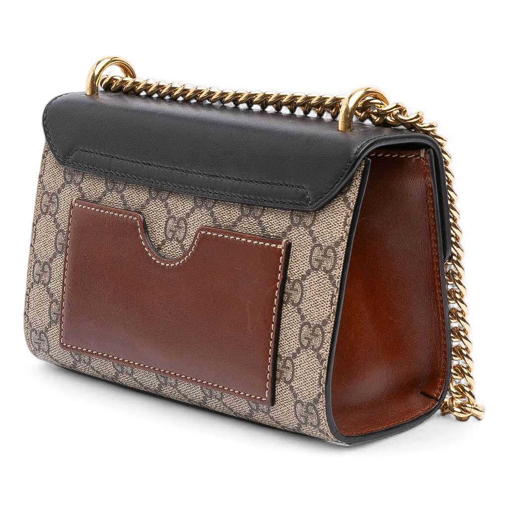 Gucci Small GG Supreme Padlock Crossbody - Back view