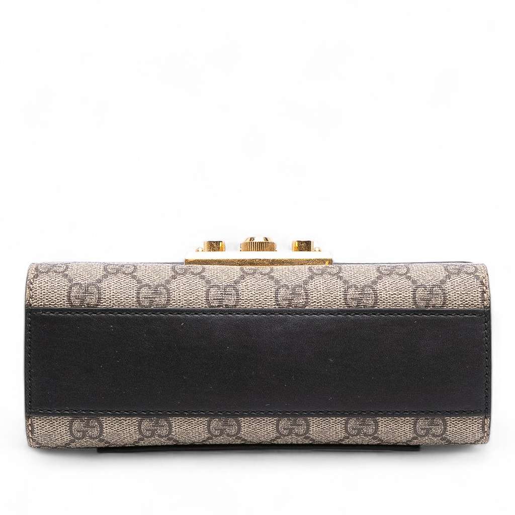 Gucci Small GG Supreme Padlock Crossbody - Image 6