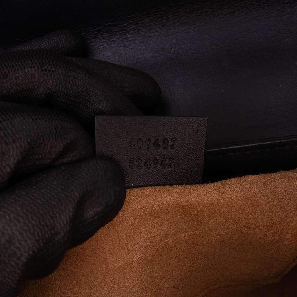 Gucci Small GG Supreme Padlock Crossbody - Detail 1