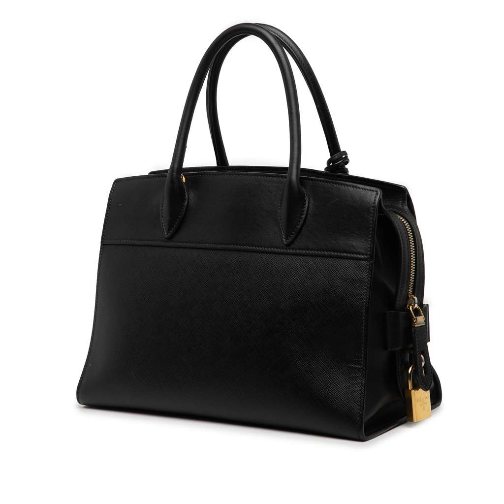 Prada Saffiano and City Calf Esplanade Satchel - 2