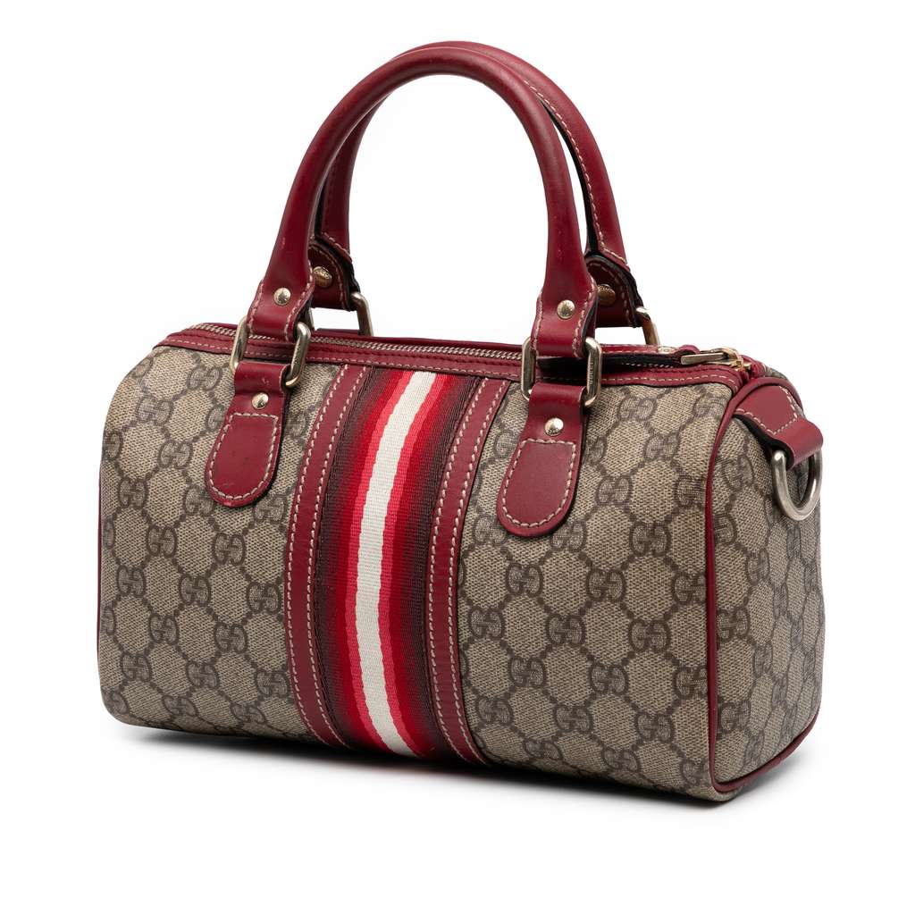 Gucci Small GG Supreme Web Joy Boston Bag - 2