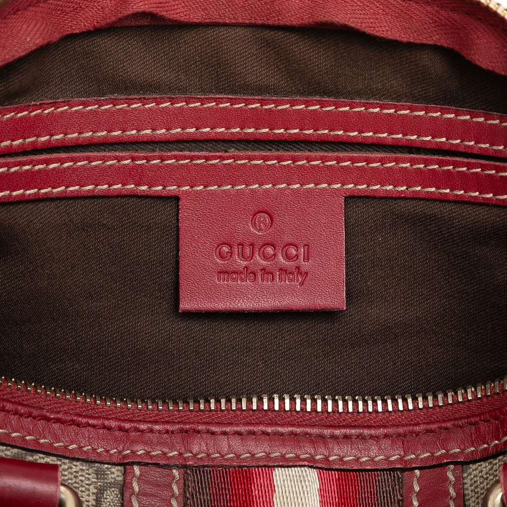 Gucci Small GG Supreme Web Joy Boston Bag - 5