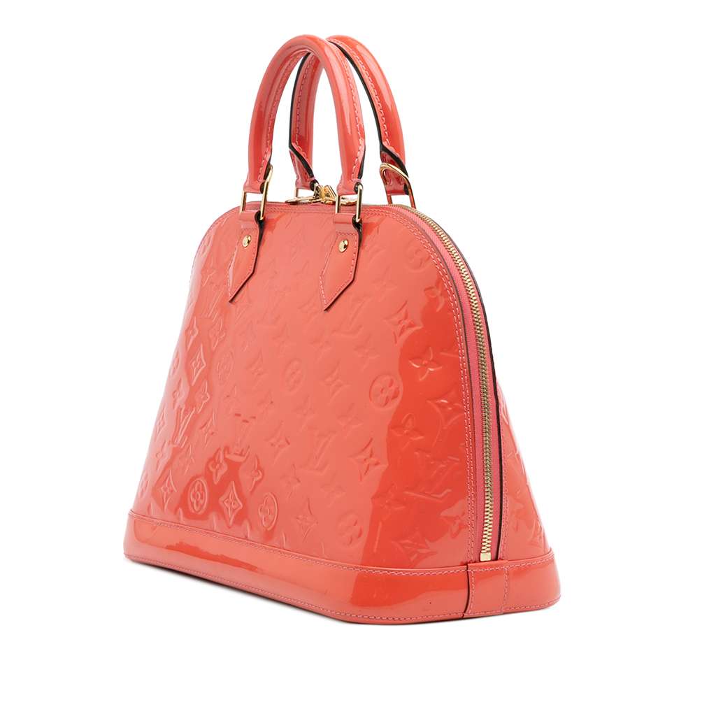 Louis Vuitton Monogram Vernis Alma PM - Back view