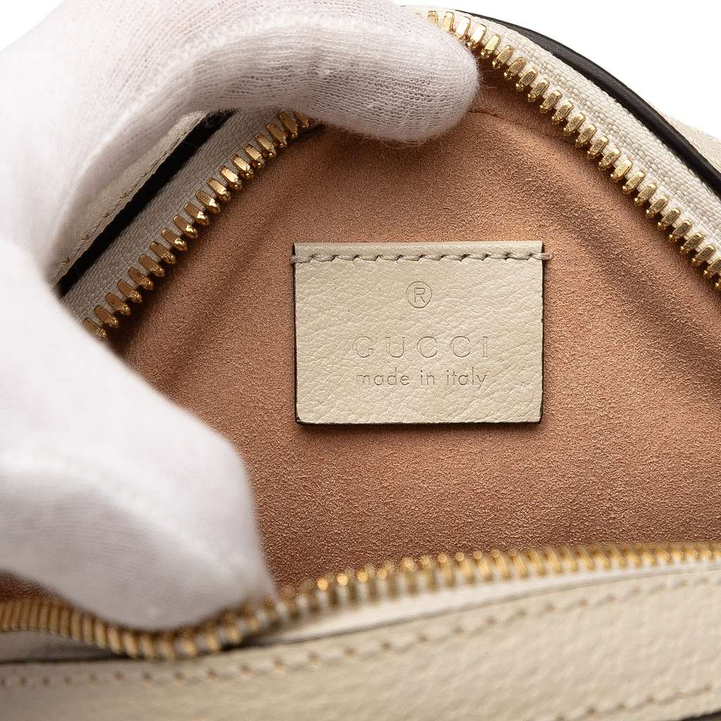 Gucci Mini Leather Ophidia Round Crossbody - Side view