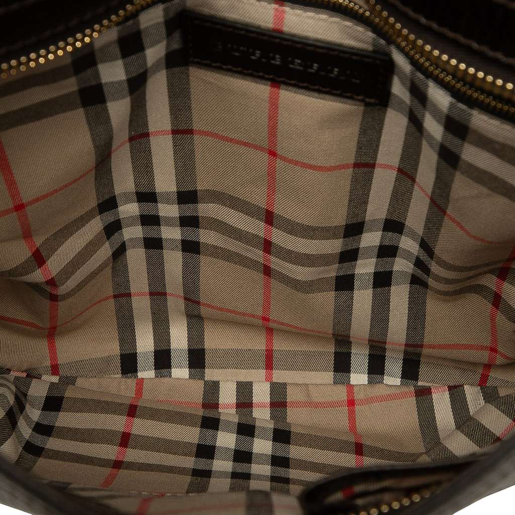 Burberry Medium Leather Willenmore Hobo - 4