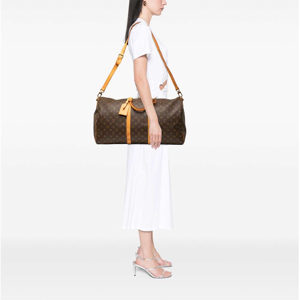 Louis Vuitton Monogram Keepall Bandouliere 55 - Image 11