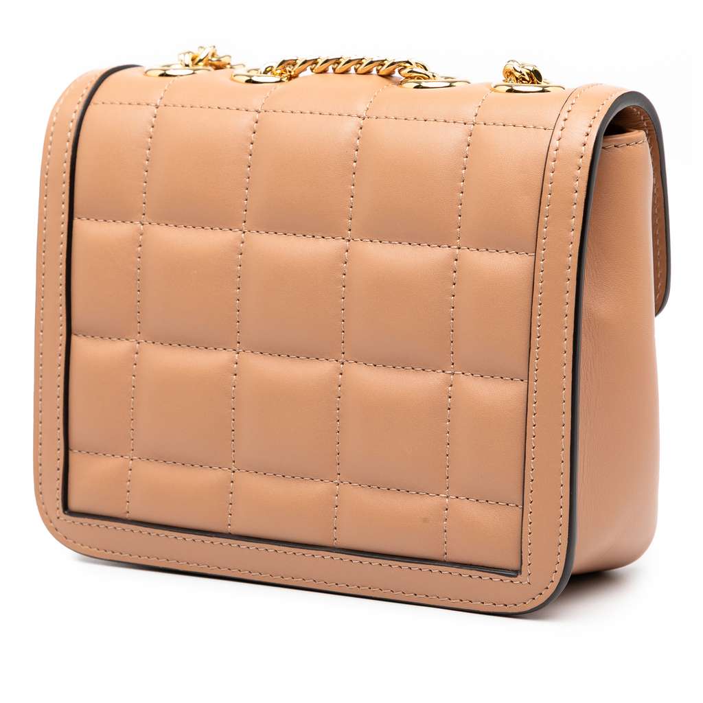 Gucci Mini Leather Deco Chain Shoulder Bag - Back view