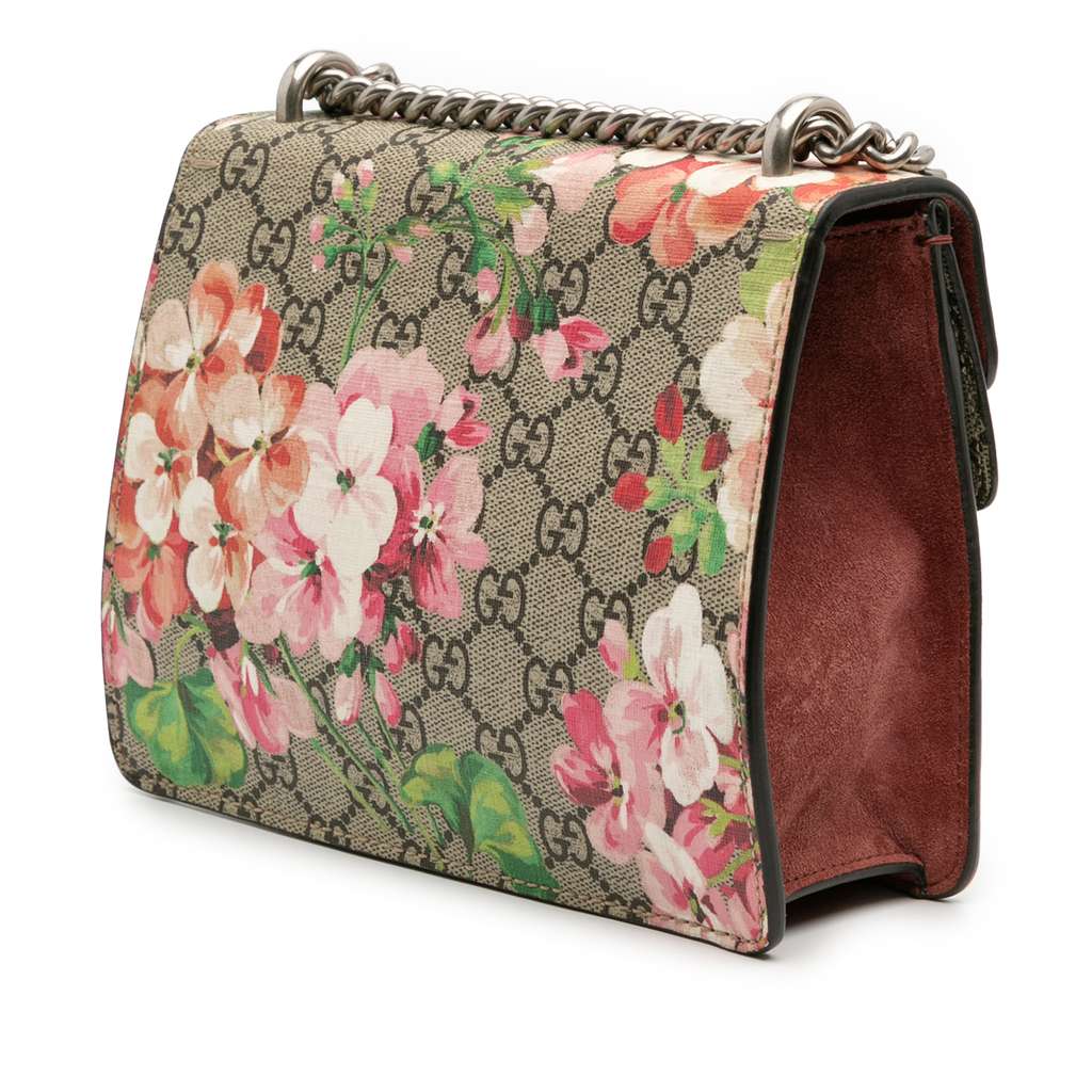Gucci Small GG Supreme Blooms Dionysus Crossbody - Back view