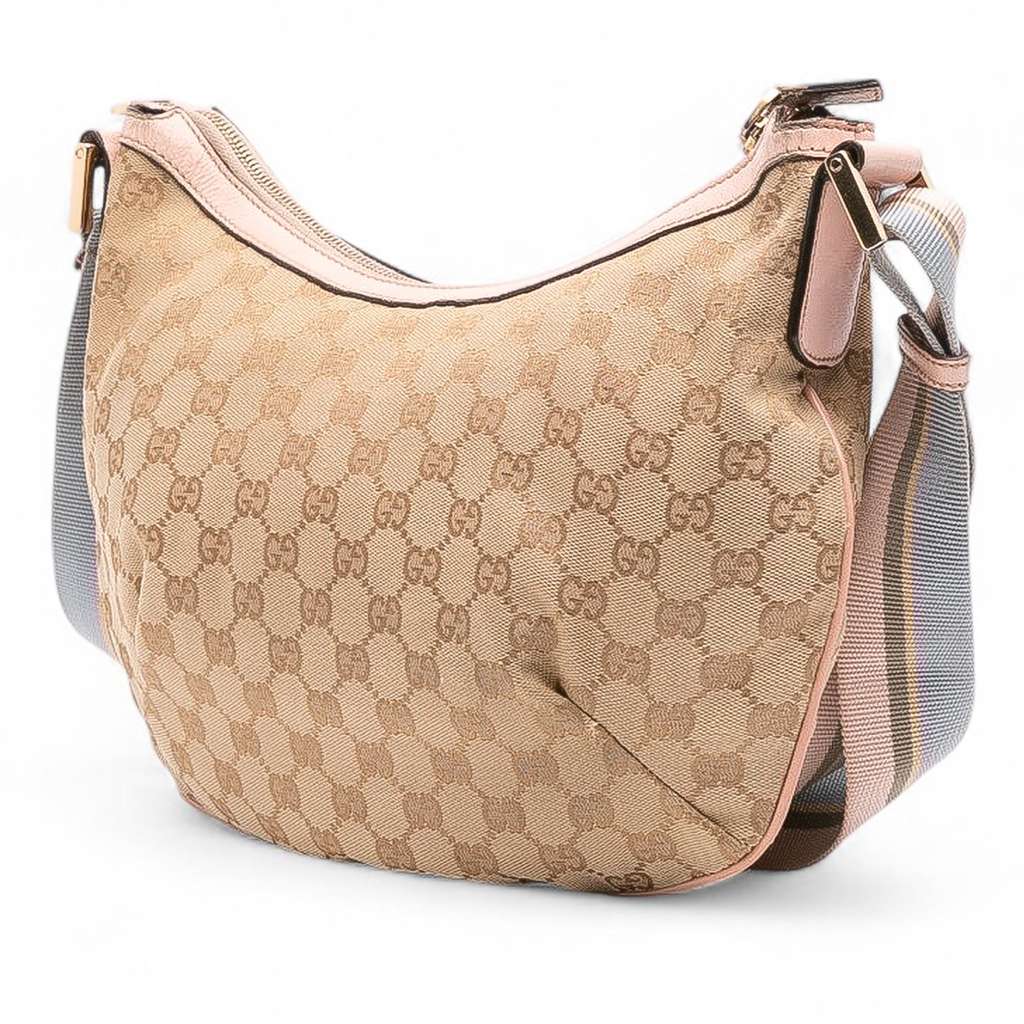 Gucci GG Canvas Web Crossbody - Back view