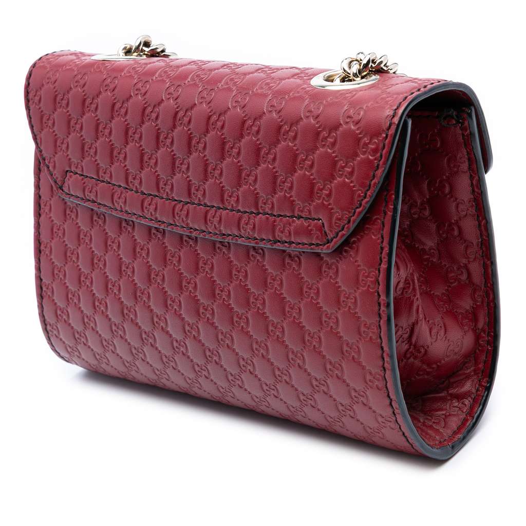 Gucci Mini Microguccissima Emily Crossbody - Back view