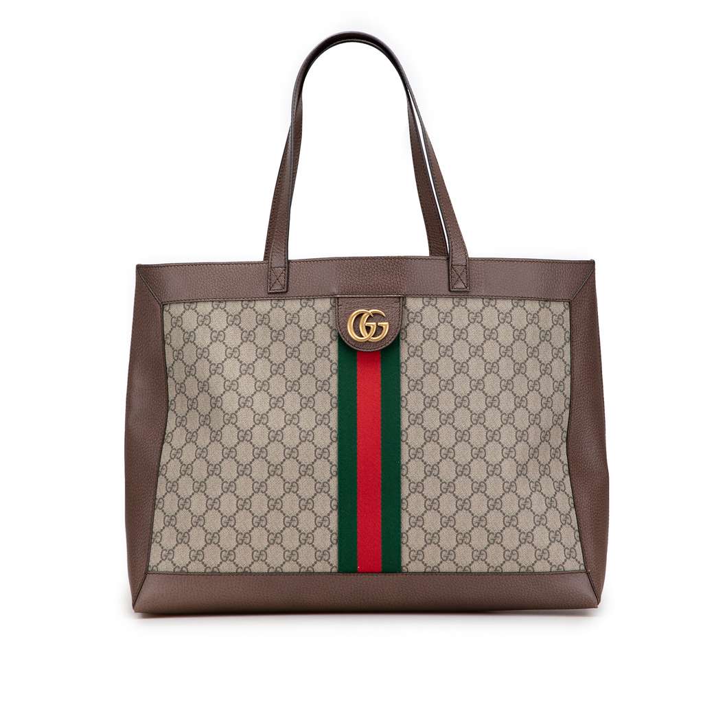 Gucci Disney Large GG Supreme Three Little Pigs Ophidia Tote