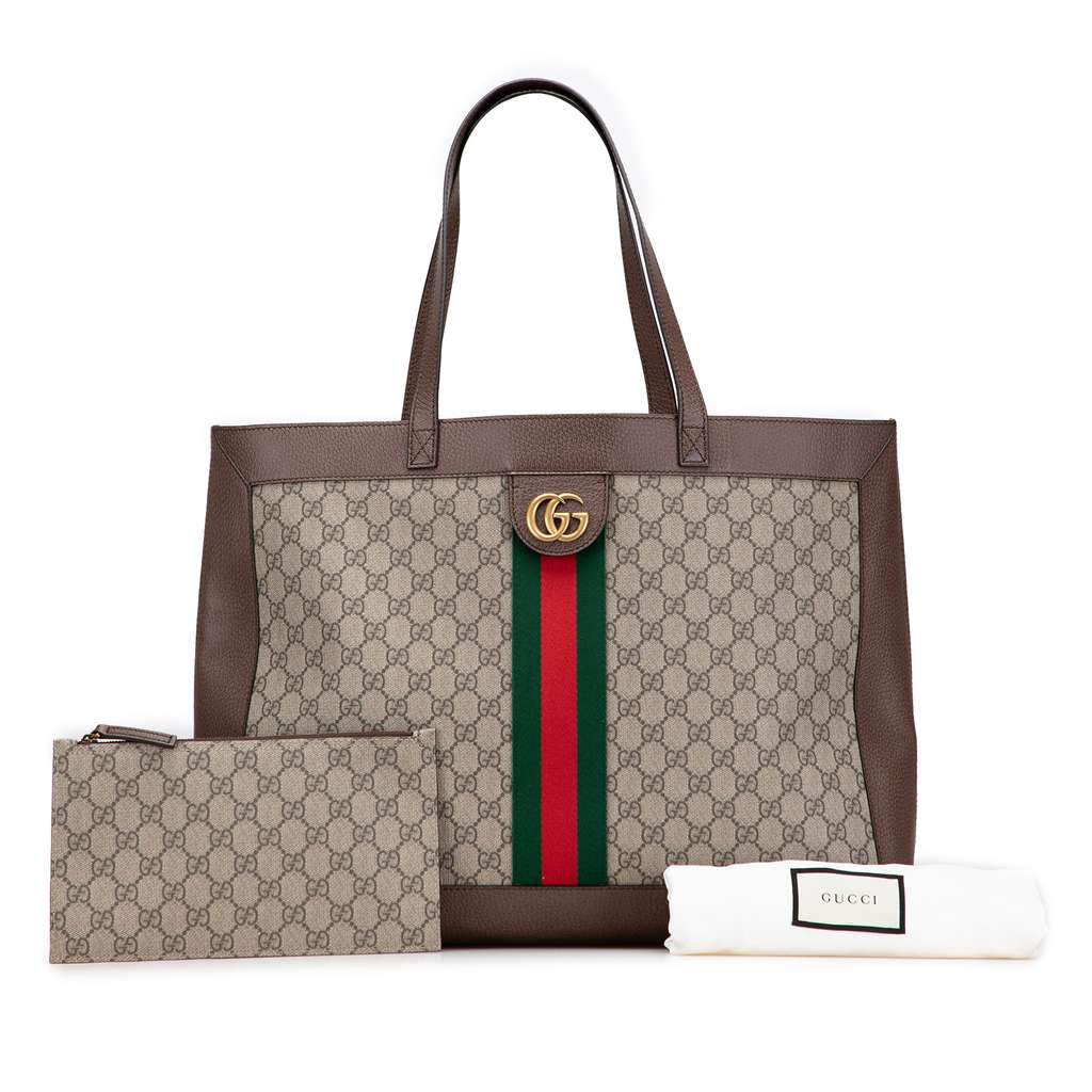 Gucci Disney Large GG Supreme Three Little Pigs Ophidia Tote - Image 13