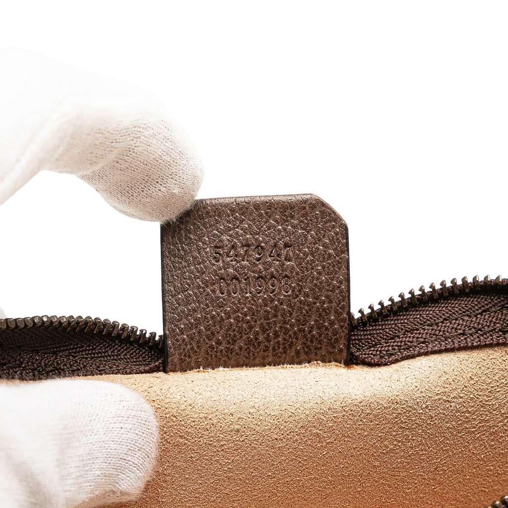 Gucci Disney Large GG Supreme Three Little Pigs Ophidia Tote - Side view