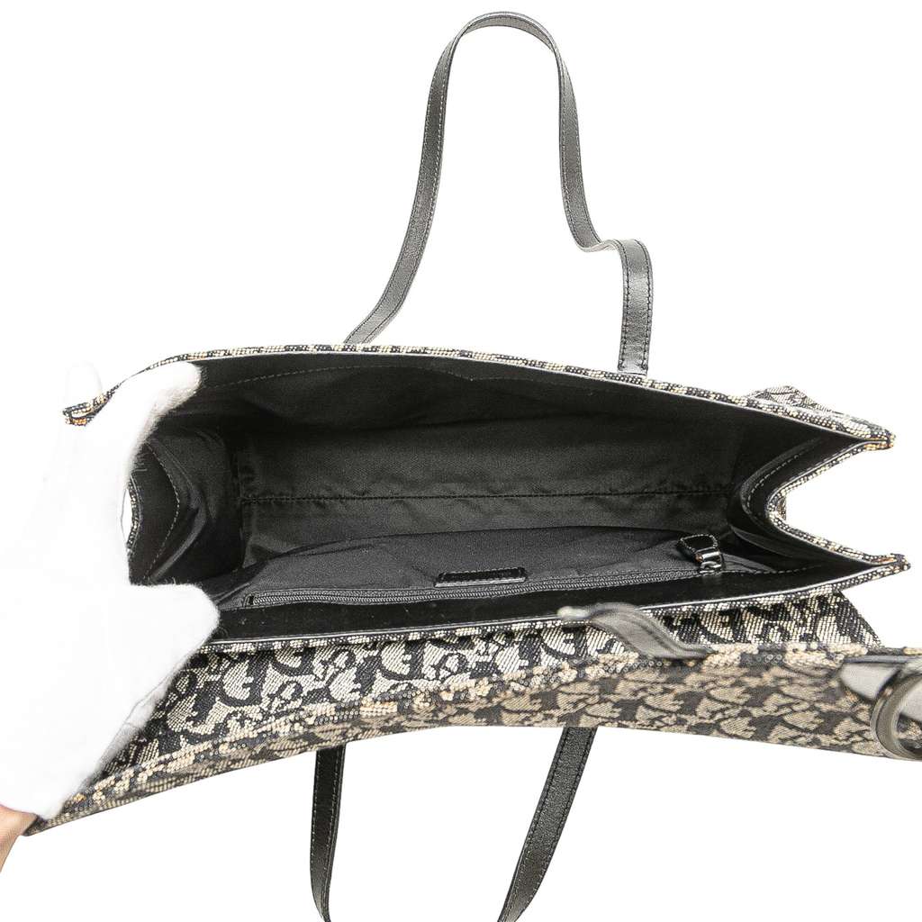 Dior Diorissimo Trotter Canvas Saddle Shoulder Bag - 4