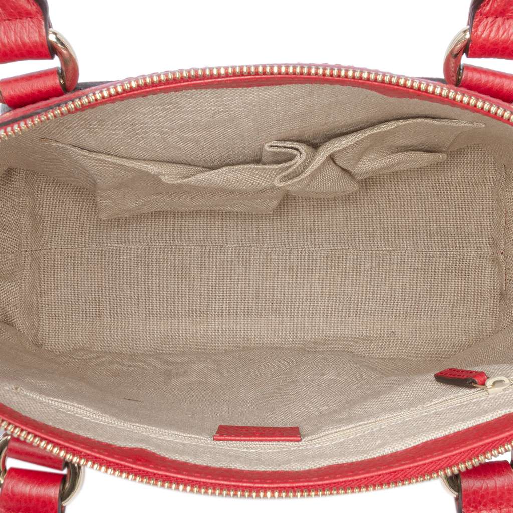 Gucci Dollar Calfskin GG Charm Satchel - 4