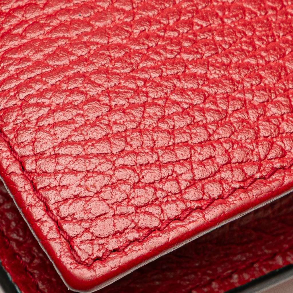 Gucci Leather Interlocking G Dollar Wallet on Chain - Image 12