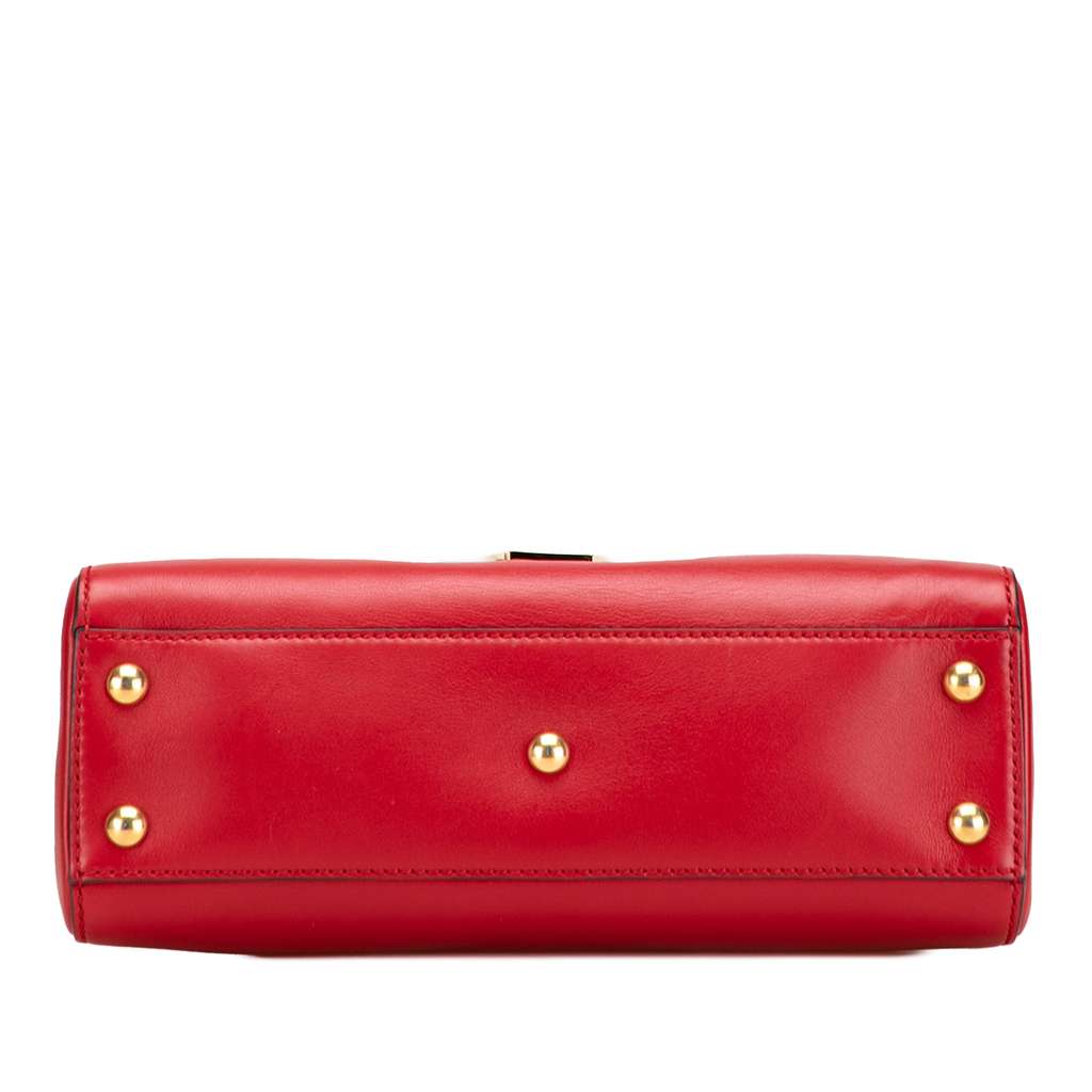 Gucci Leather Sylvie Web Top Handle Satchel - Image 6