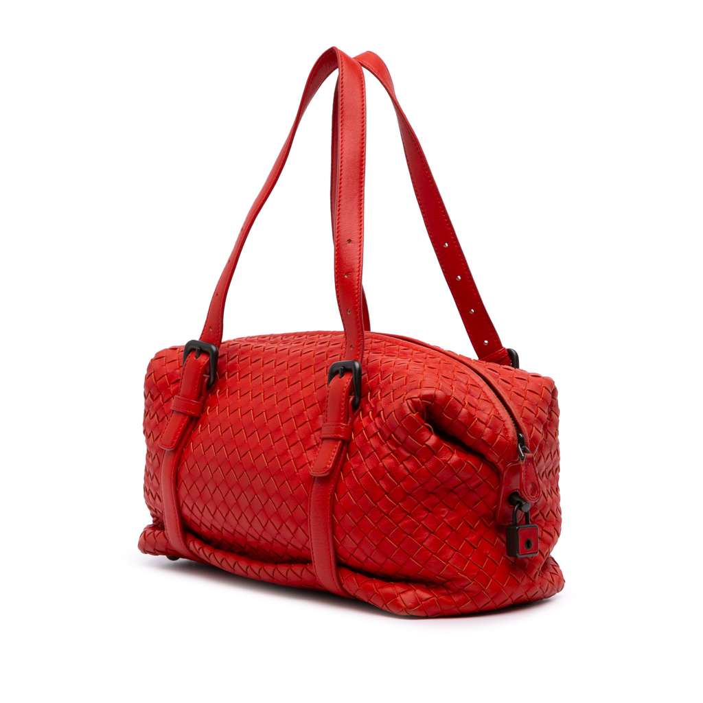 Bottega Veneta Nappa Intrecciato Montaigne Shoulder Bag - Back view