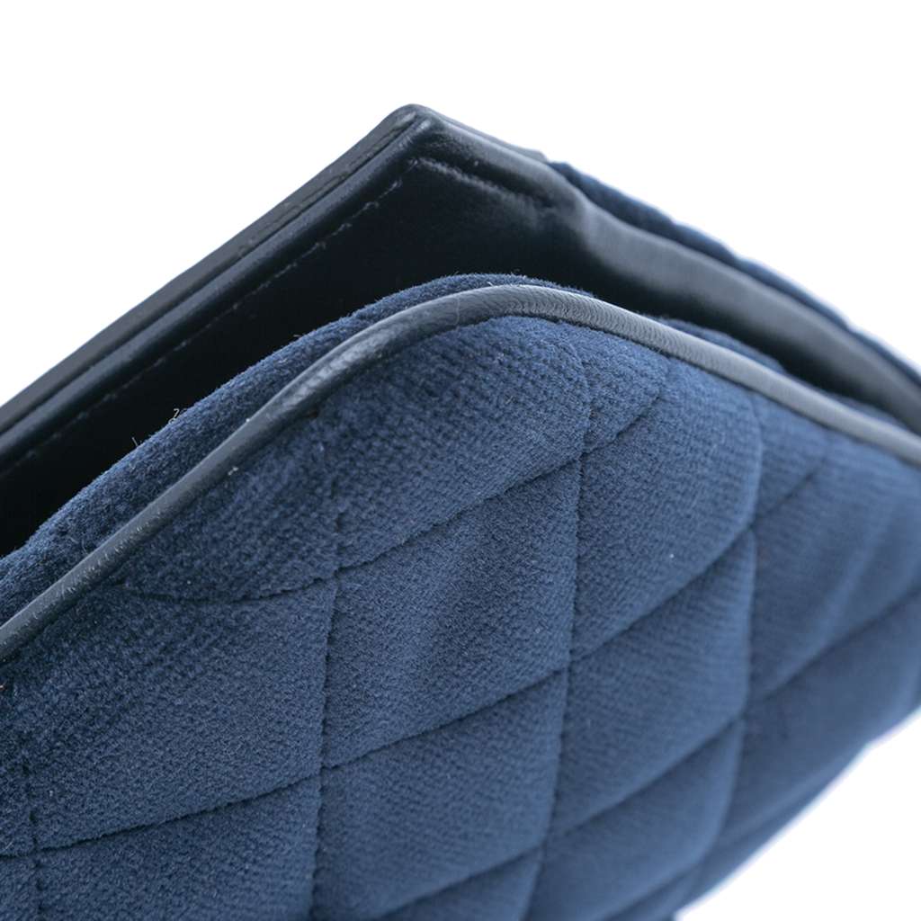 Chanel Quilted Velvet 31 Clutch - Image 11