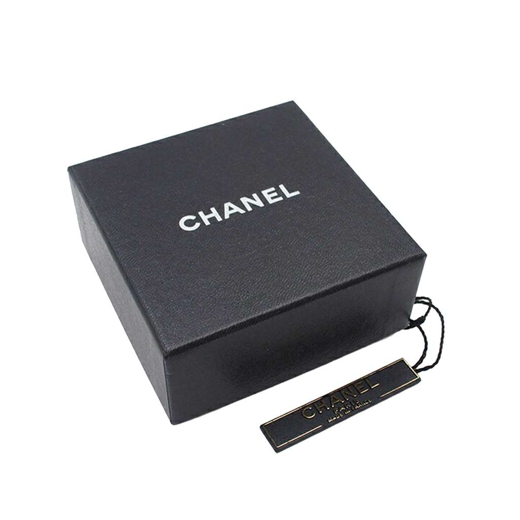 Chanel Gold Plated CC Brooch - Detail 2