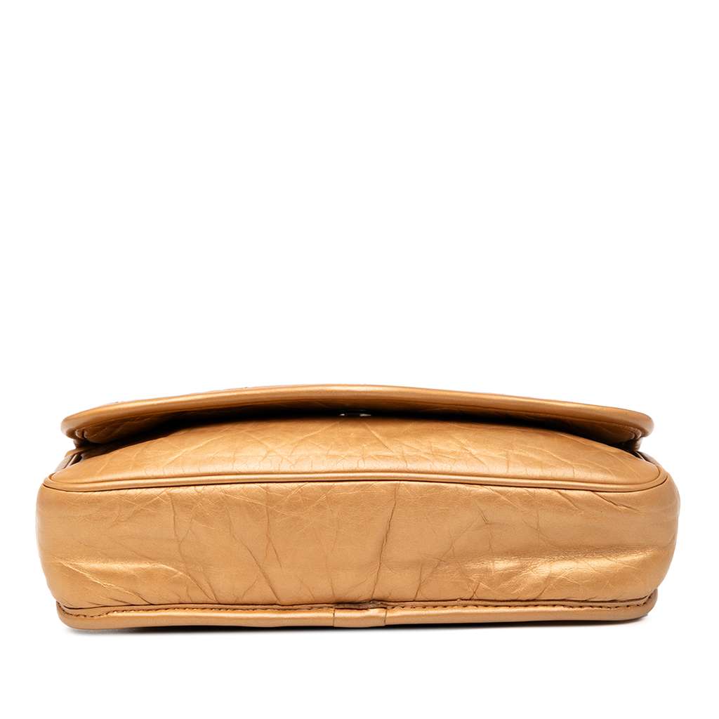 Chanel Quilted Aged Calfskin Vintage Ligne Messenger Flap - Image 6