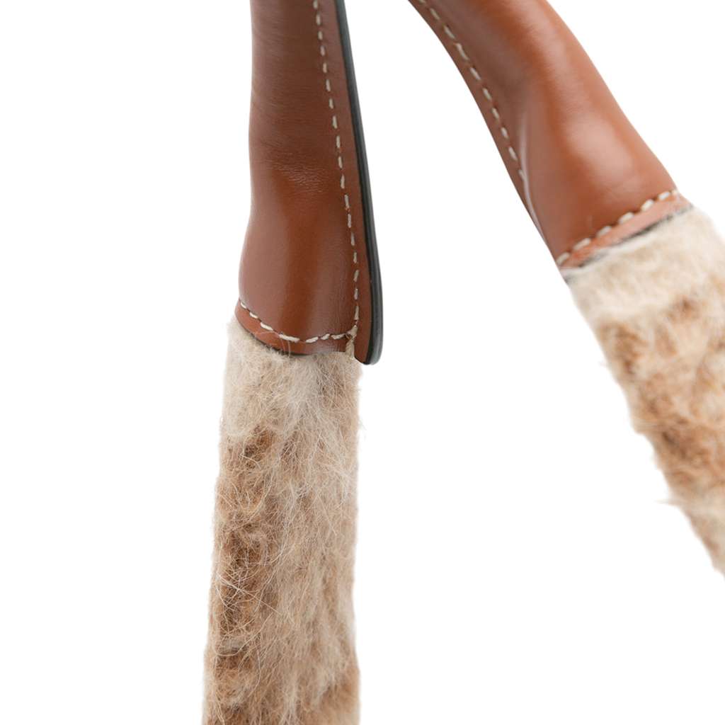 Celine Large Mohair Triomphe Cabas Thais Tote - Image 11