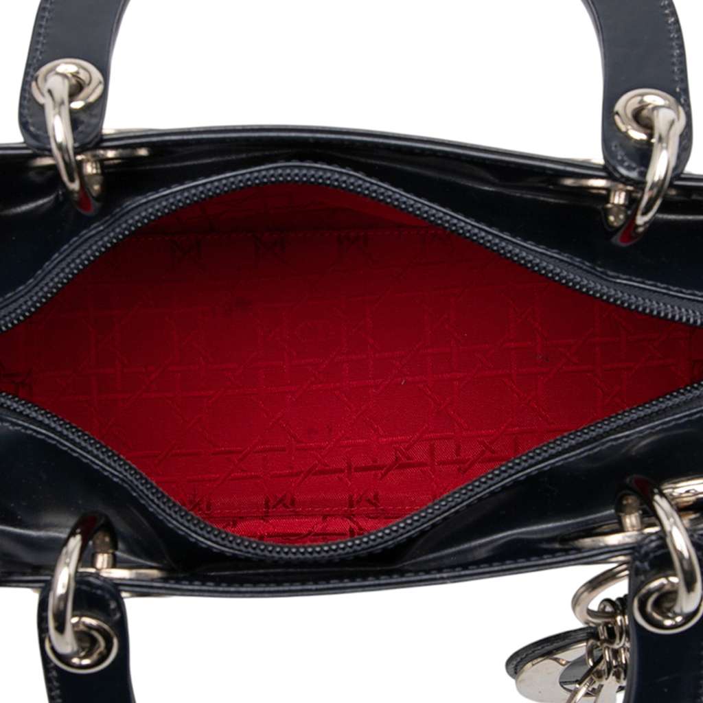 Dior Medium Glazed Calfskin Lady Dior - 4