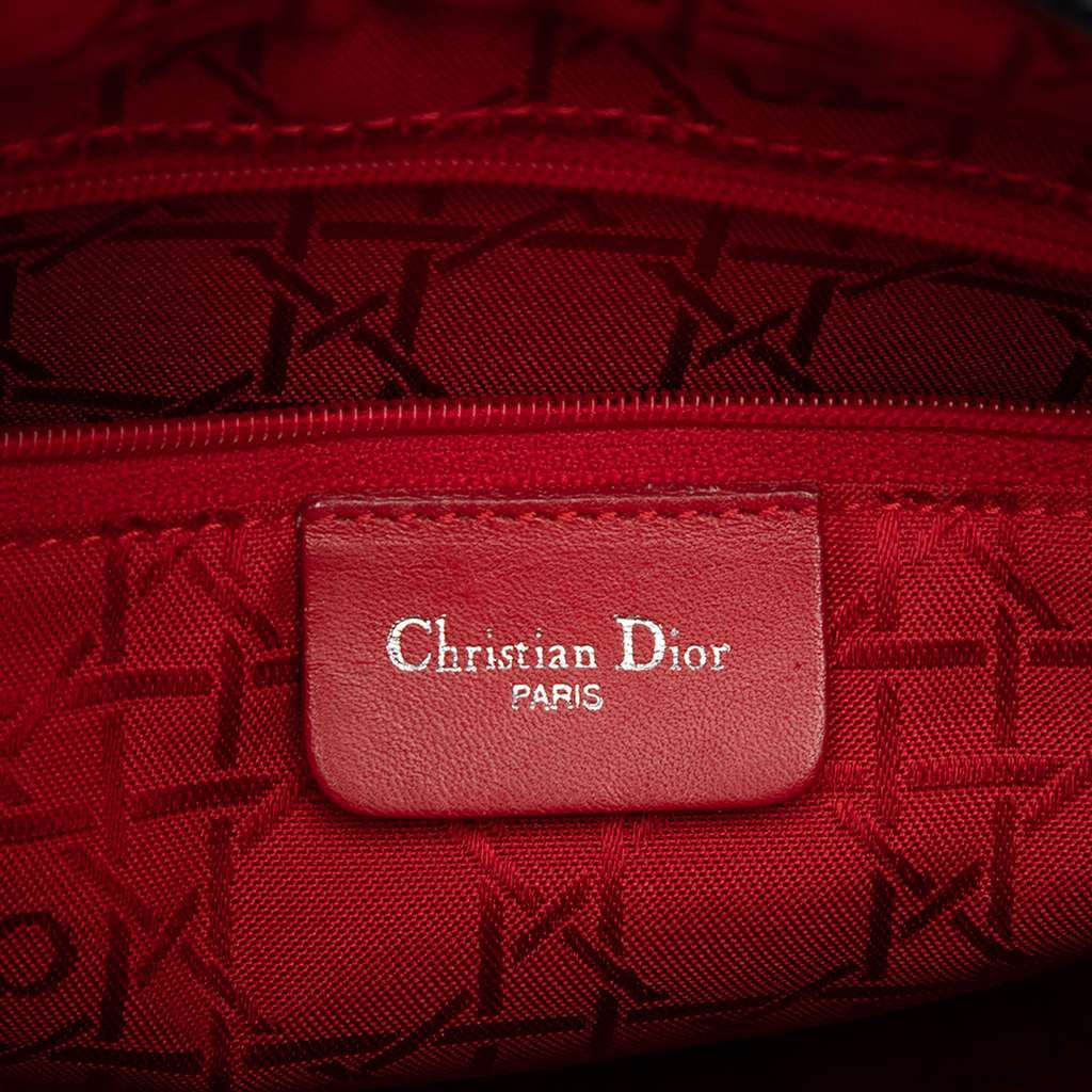 Dior Medium Glazed Calfskin Lady Dior - 5