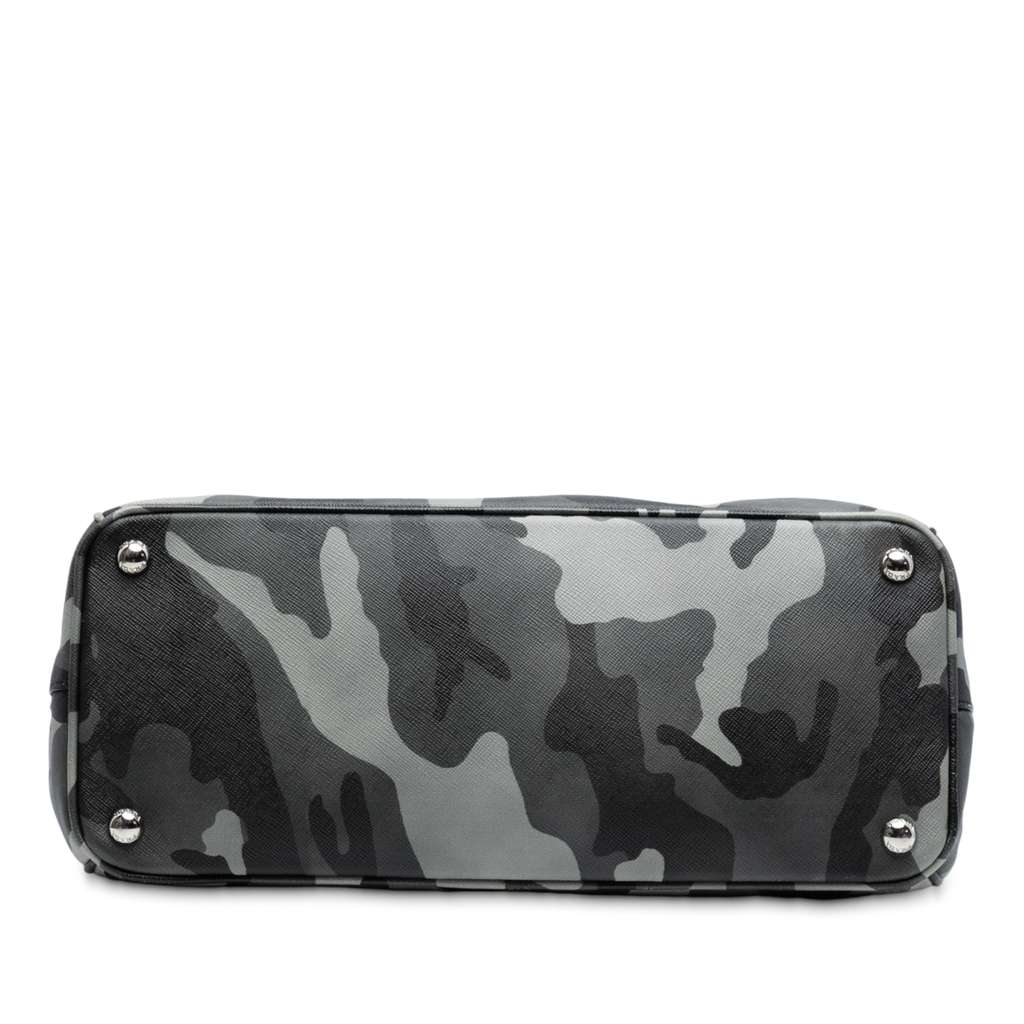 Prada Medium Saffiano Lux Camouflage Galleria Double Zip Satchel - Image 6
